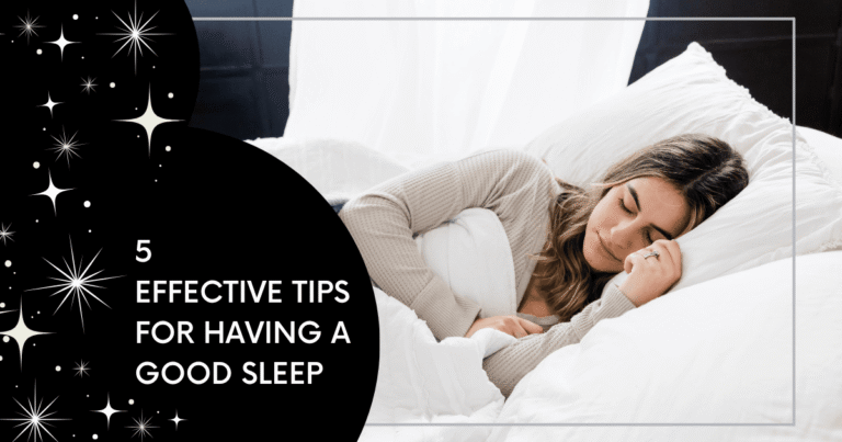 Blog image for five effective ways to sleep